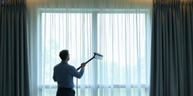 Commercial drapes cleaning service tingalpa hotels offices