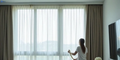 Delicate sheer drape cleaning tingalpa Matty Curtain Cleaning